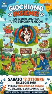 4edefd0d-ddde-46ab-80d9-e4ba4697ea45-168x300 “Giochiamo insieme”, al Dog Park La Reggia una giornata di gioco e socializzazione per cani e proprietari a San Tammaro